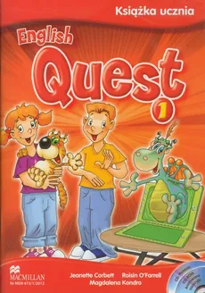 English Quest 1 Książka ucznia + 2 CD - Jeanette Corbett, Magdalena Kondro, Roisin O'Farrell