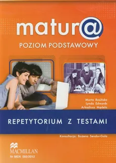Matura Repetytorium z testami Język angielski Poziom podstawowy + CD - Lynda Edwards, Arkadiusz Mędela, Marta Rosińska