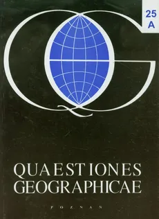 Quaestiones geographicae 25A - Praca zbiorowa
