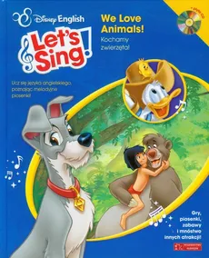 Disney English Let's Sing! We Love Animals! + CD - Outlet