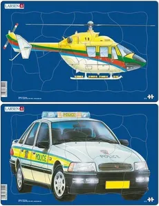 Helikopter/ Samochód policyjny