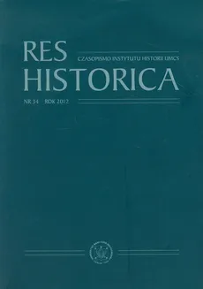 Res Historica 34