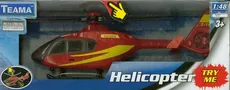 Helikopter z dźwiękiem czerwony 1:48