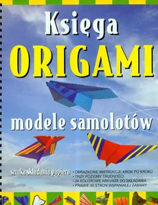 Modele samolotów Księga origami