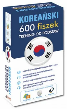 Koreański 600 fiszek Trening od podstaw + CD - Outlet