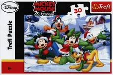 Puzzle Myszka Miki i Przyjaciele Puszysty Śnieżek 30