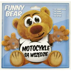 Funny Bear Motocykle Są Wszędzie
