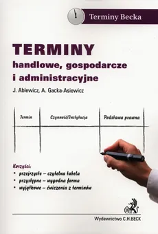 Terminy handlowe, gospodarcze i administracyjne - J. Ablewicz, A. Gacka-Asiewicz