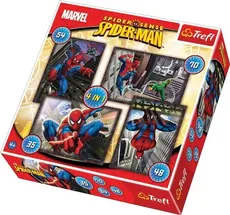Puzzle Spiderman 4 w 1 - Outlet