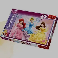 Puzzle 24 Maxi Radosne Księżniczki