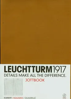 Notatnik A4 Leuchtturm1917 w kratkę karmelowy 339921