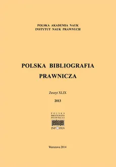 Polska Bibliografia Prawnicza - Outlet