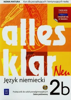 Alles klar Neu 2B Podręcznik Zakres podstawowy + CD - Outlet - Krystyna Łuniewska, Urszula Tworek, Zofia Wąsik