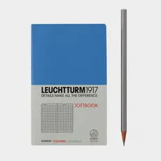 Notatnik Pocket Leuchtturm1917 w kratkę chabrowy 341561