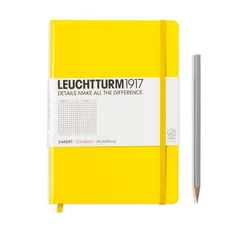 Notes Medium Leuchtturm1917 w kratkę cytrynowy 344799
