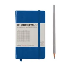 Notes Pocket Leuchtturm1917 w kratkę niebieski 344750