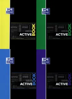 Kołonotatnik A4 Oxford w kratkę 80 kartek Activebook mix - Outlet