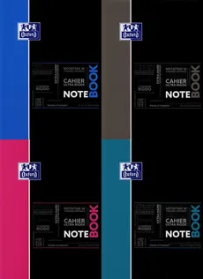 Kołonotatnik A4 Oxford w kratkę 80 kartek Notebook mix - Outlet