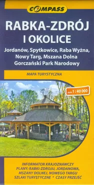 Rabka-Zdrój i okolice mapa turystyczna 1:40 000