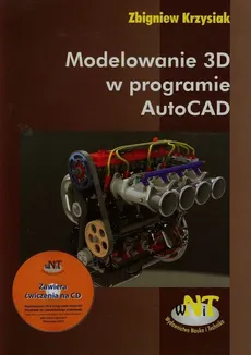 Modelowanie 3D w programie autoCad z płytą CD - Outlet - Zbigniew Krzysiak