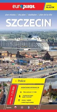 Szczecin Police Plan miasta 1:25000 laminowany
