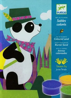 Obrazki kolorowane piaskiem Panda i przyjaciele