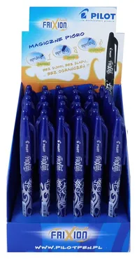 Długopis żelowy Pilot FriXion Ball Niebieski Medium Display 36 sztuk