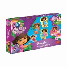 Puzzle dla maluszków Dora poznaje świat
