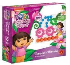 Magiczne mozaiki w ogrodzie Dora poznaje świat 100 elementów