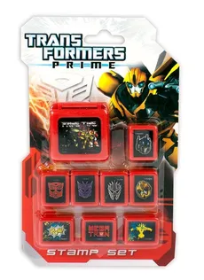 Zestaw stempli Transformers Prime