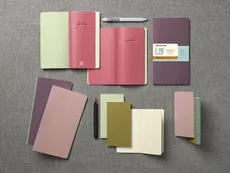 Notes Moleskine Chapters Slim Journal Pocket w kropki purpurowy