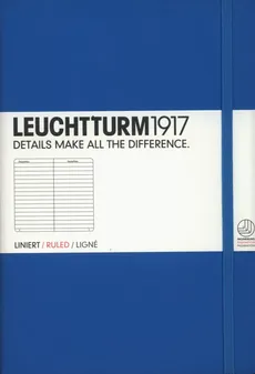 Notes Medium Leuchtturm1917 w linie lazurowy