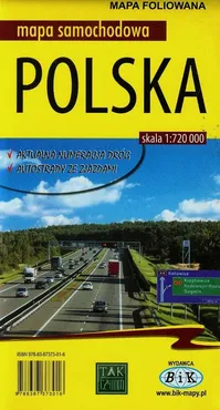 Polska mapa samochodowa - Outlet