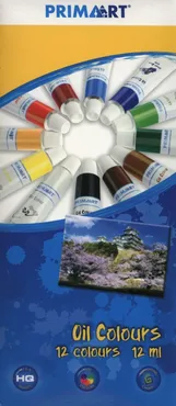 Farby olejne Prima Art 12 kolorów 12 ml w tubie - Outlet