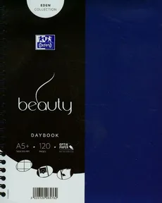 Kołonotatnik A5 Oxford beauty Daybook w kratkę 120 kartek niebieski