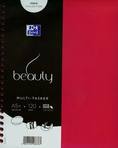 Kołonotatnik A5 Oxford w linie 60 kartek Beauty Multitasker różowy - Outlet