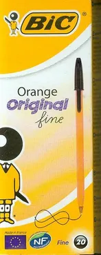 Długopis Orange Original Czarny 20 sztuk