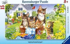 Puzzle ramkowe 15 Kocięta