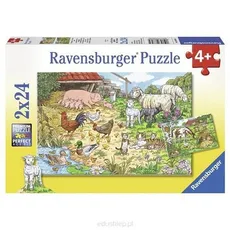 Puzzle Zwierzęta na farmie 2x24