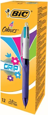 Długopis 4 Colours Grip Fashion pudełko 12 sztuk