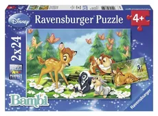 Puzzle Mój przyjaciel Bambi 2x24