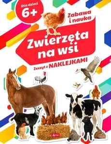 Zwierzęta na wsi Zeszyt z naklejkami - Outlet