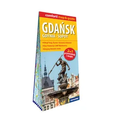 Gdańsk Gdynia Sopot laminowany map&guide 2w1 przewodnik i mapa
