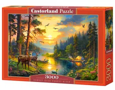Puzzle 3000 Sunset over Forest River