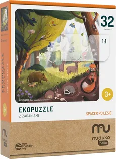 Puzzle Spacer po lesie Ekopuzzle 32