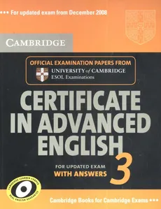 Cambridge Certificate in advanced English 3