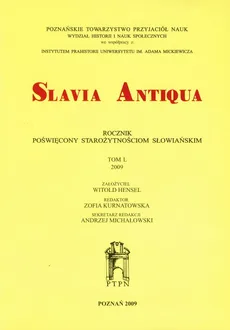 Slavia Antiqua Tom 50/2009