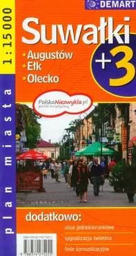 Augustów Ełk Olecko Suwałki plan miasta