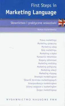 First Steps in Marketing Language - Roman Kozierkiewicz