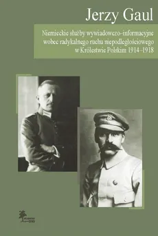 Niemieckie służby wywiadowczo-informacyjne wobec radykalnego ruchu niepodległościowego w Królestwie Polskim 1914 - 1918 - Outlet - Jerzy Gaul